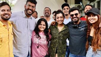 Rashmika Mandanna pens down a heartfelt note as she wraps for Goodbye