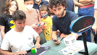 Watch| Man solves Rubik’s cube in 1.26 seconds through 'trick', internet reacts