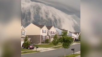 Watch|Breathtaking visuals of strange cloud pattern takes internet by storm, video goes viral