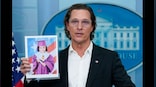Actor Matthew McConaughey calls for gun legislation in an emotional speech at White House
