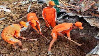 Maharashtra rains: Landslide in Palghar; two rescued, three feared trapped