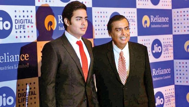 New Yug begins at Jio Infocomm as Mukesh Ambani hands over telecom arm to son Akash in well-crafted succession move New Yug begins at Jio Infocomm as Mukesh Ambani hands over telecom arm to son Akash in well-crafted succession move