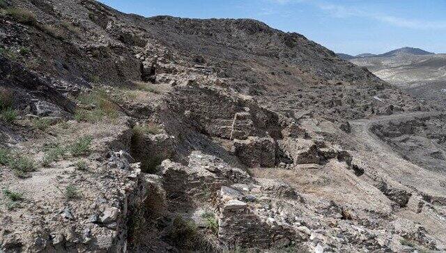 This photograph taken on May 17, 2022, show an archaeological site in Mes Aynak, in the eastern province of Logar. AFP