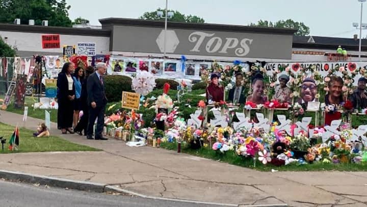 Buffalo supermarket gunman charged with federal hate crimes