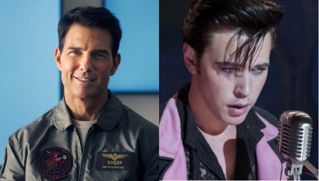 Austin Butler's Elvis and Tom Cruise's Top Gun: Maverick tie for top spot at the box office Austin Butler's Elvis and Tom Cruise's Top Gun: Maverick tie for top spot at the box office