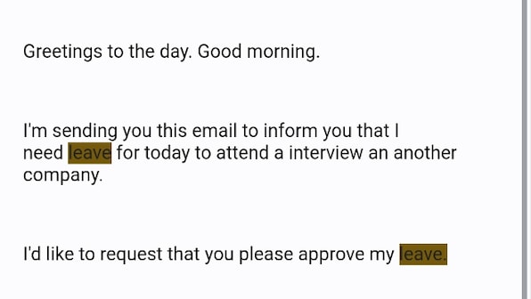 Internet praises employee for his honest leave application, here's what he wrote