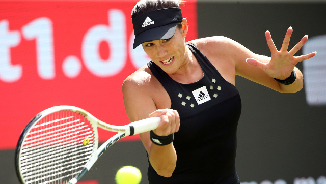 Eastbourne International: Garbine Muguruza gets much-needed win, into last-16 Eastbourne International: Garbine Muguruza gets much-needed win, into last-16
