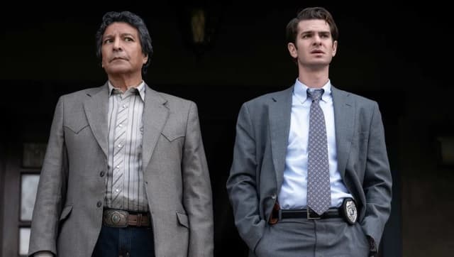 Gil Birmingham (L) as Detective Bill Taba