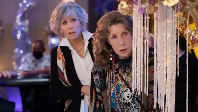 A still from Grace and Frankie