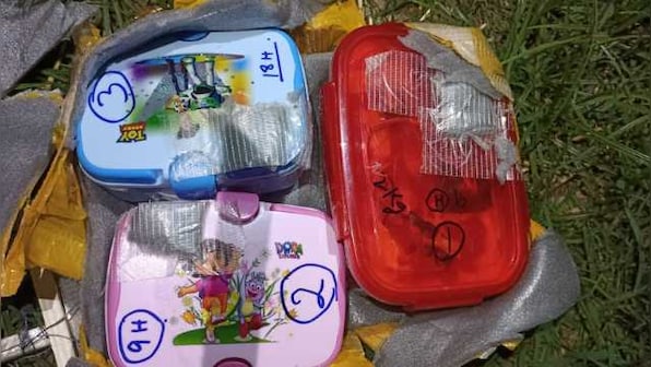 Jammu: 3 magnetic IEDs packed in tiffin box dropped by drone along India-Pakistan border