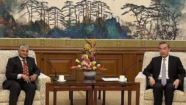 Indian envoy Pradeep Kumar Rawat meets Chinese foreign minister Wang Yi ahead of BRICS summit