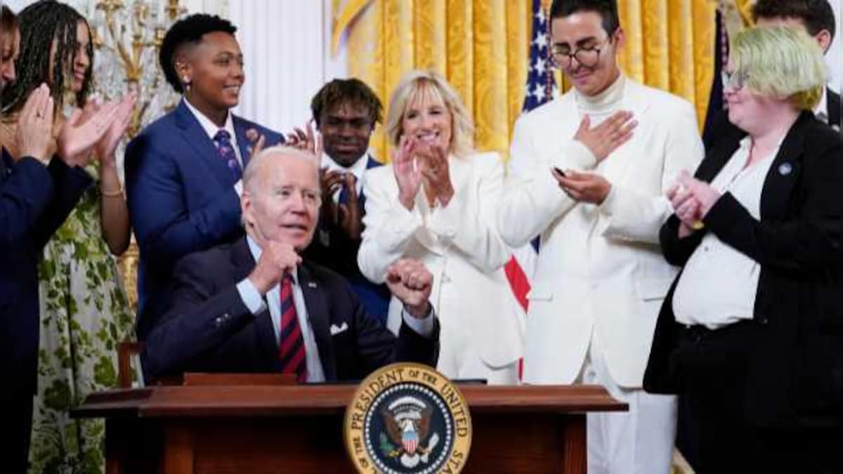 Joe Biden signs new LGBT executive order, says 'pride is back at the White House'