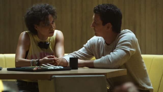 Jurnee Smollett as Lizzy and Miles Teller as Jeff