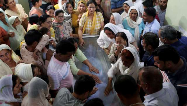 Hindus 'soft targets' in Kashmir, says slain teacher's husband; blames authorities for turning deaf ear to transfer plea Hindus 'soft targets' in Kashmir, says slain teacher's husband; blames authorities for turning deaf ear to transfer plea