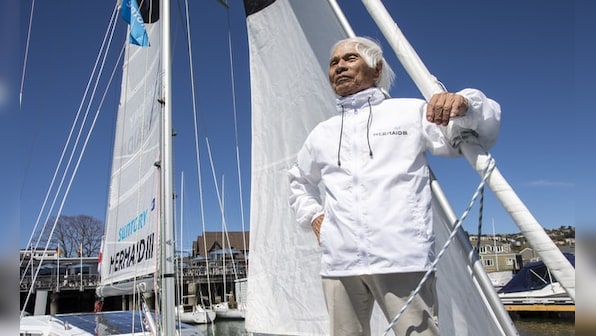 83-year-old Japanese sailor becomes oldest man to cross Pacific Ocean without any stops