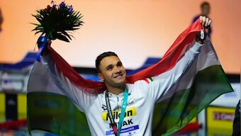 Local star Kristof Milak shines but Caeleb Dressel withdraws from two swimming finals