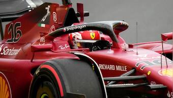 Formula 1: Ferrari's Charles Leclerc takes pole position for Azerbaijan Grand Prix