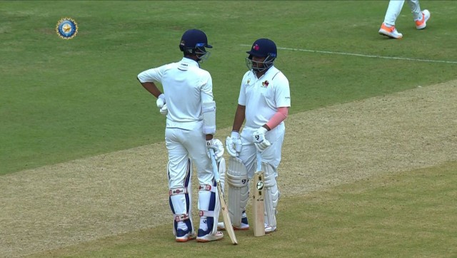 Ranji Trophy final: Mumbai restricted to 248/5 by disciplined Madhya Pradesh bowling on Day 1 Ranji Trophy final: Mumbai restricted to 248/5 by disciplined Madhya Pradesh bowling on Day 1