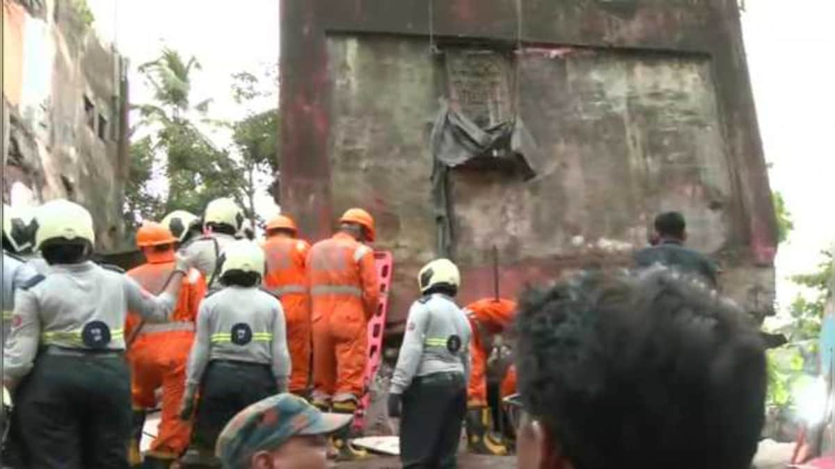 Mumbai: Several feared trapped after four-storey building collapses in Kurla, rescue operation underway