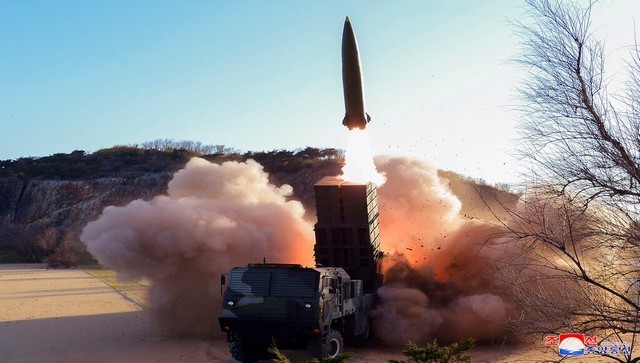 North Korea fires another short-range ballistic missile, flies warplanes near South Korea border North Korea fires another short-range ballistic missile, flies warplanes near South Korea border