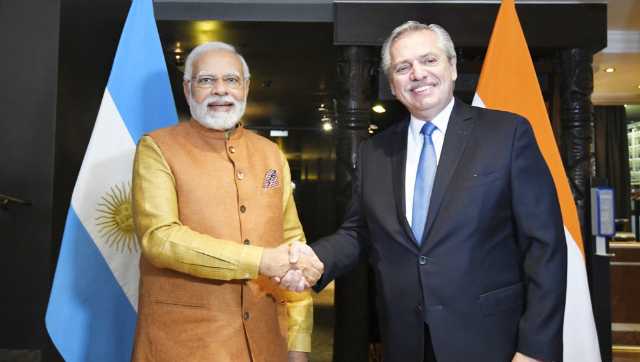 PM Modi, Argentinian's Alberto Fernandez hold first bilateral meet in Germany; discuss trade, defence cooperation PM Modi, Argentinian's Alberto Fernandez hold first bilateral meet in Germany; discuss trade, defence cooperation