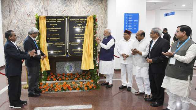 PM Modi inaugurates Centre for Brain Research set up at cost of Rs 280 crore at IISc campus in Bengaluru PM Modi inaugurates Centre for Brain Research set up at cost of Rs 280 crore at IISc campus in Bengaluru