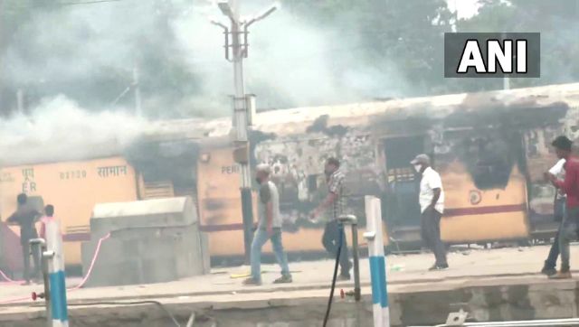 Agnipath protests: 200 train affected so far, 35 cancelled Agnipath protests: 200 train affected so far, 35 cancelled