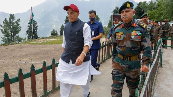 Pakistan continuously tries to disturb peace through its approach of bleed India with a thousand cuts: Rajnath Singh