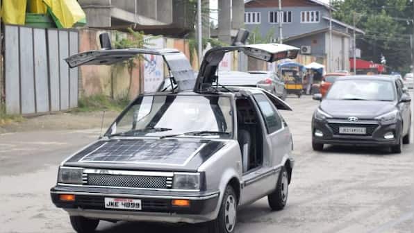 Mathematics teacher builds a first-ever solar car in Kashmir