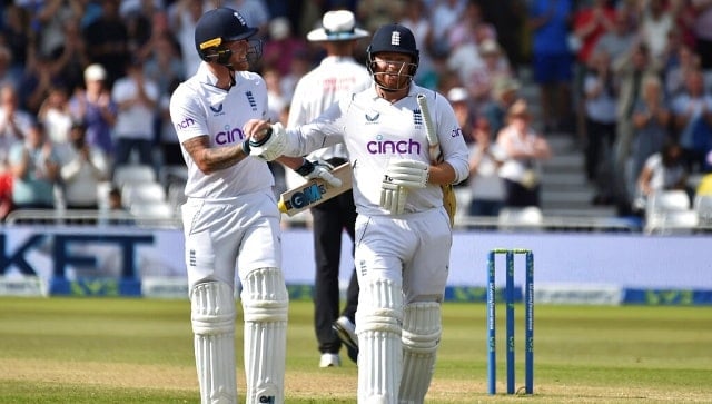 Watch: Jonny Bairstow-Ben Stokes help England smash 160 runs in 16 overs to script record Test chase – Firstcricket News, Firstpost