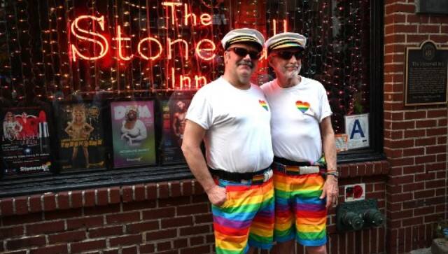 The Stonewall Inn in New York City has become a memorial of the celebrations and struggles of the LGBTQ+ community. AFP