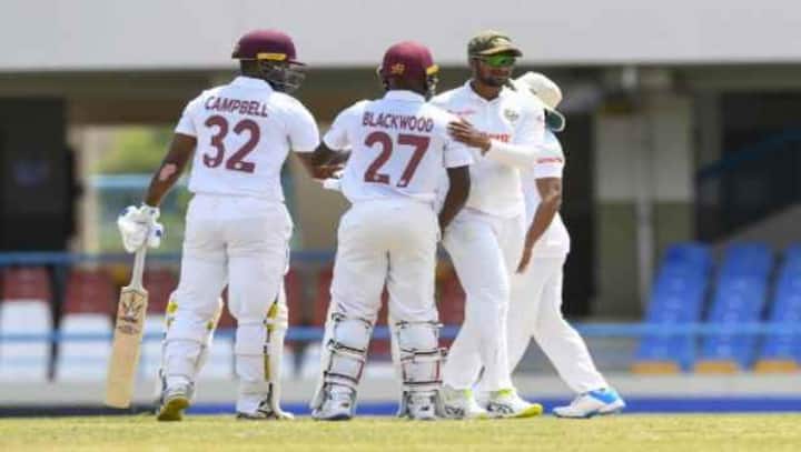 West Indies vs Bangladesh: Hosts in the lead after John Campbell sets up seven-wicket win in Antigua Test