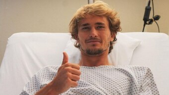 Alexander Zverev undergoes surgery on torn ankle ligaments after French Open fall