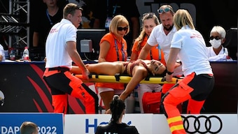 US artistic swimmer Anita Alvarez, who fainted in solo event, not on team event startlist