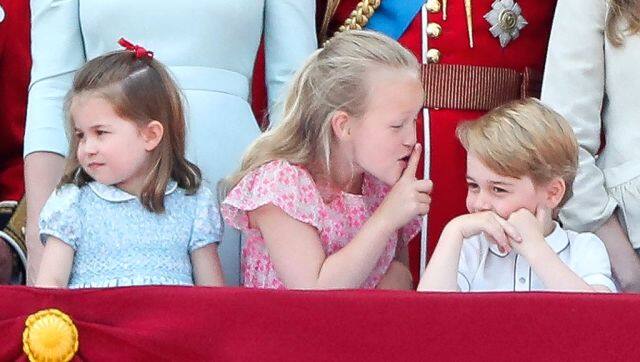 Appearances on the balcony have often provided humour. In 2018, everyone was smiling when they saw Savannah Phillips shushing Prince George during the fly-past. AFP
