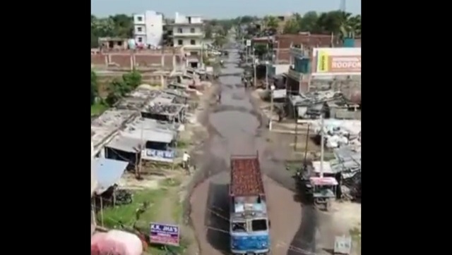 Watch: Bihar national highway resembles the moon's surface; Prashant Kishor reacts Watch: Bihar national highway resembles the moon's surface; Prashant Kishor reacts