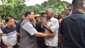 Assam floods: PM Modi calls up Himanta Biswa Sarma; CM visits relief camps