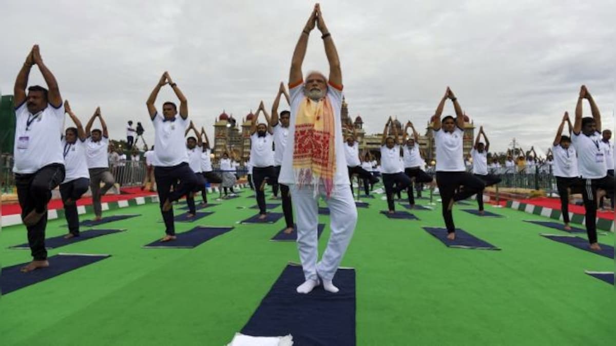 Yoga Day 2022: PM Modi kicks off celebrations from Mysuru, Union ministers to join from 75 locations