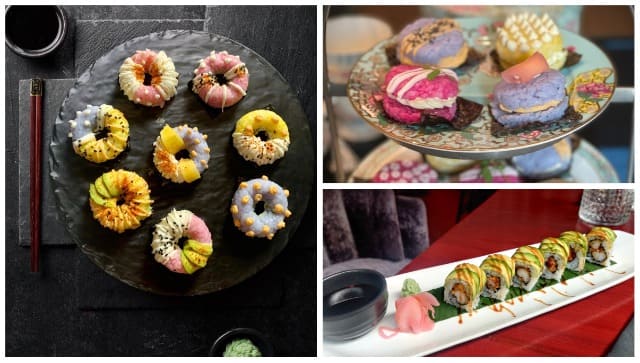 Sushi gets a fun, innovative flair with sushi donuts, macarons and more 
