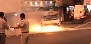 WATCH: Tata Nexon EV bursts into flames in Mumbai, firm says investigation underway