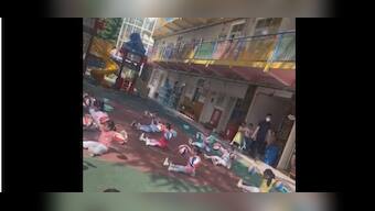 Watch: Chinese kindergarten kids win hearts with skilled and synced workout