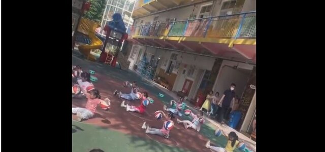 Watch: Chinese kindergarten kids win hearts with skilled and synced workout Watch: Chinese kindergarten kids win hearts with skilled and synced workout
