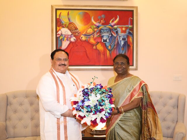 Presidential polls: BJP chief JP Nadda reaches out to Opposition to seek support for Droupadi Murmu Presidential polls: BJP chief JP Nadda reaches out to Opposition to seek support for Droupadi Murmu