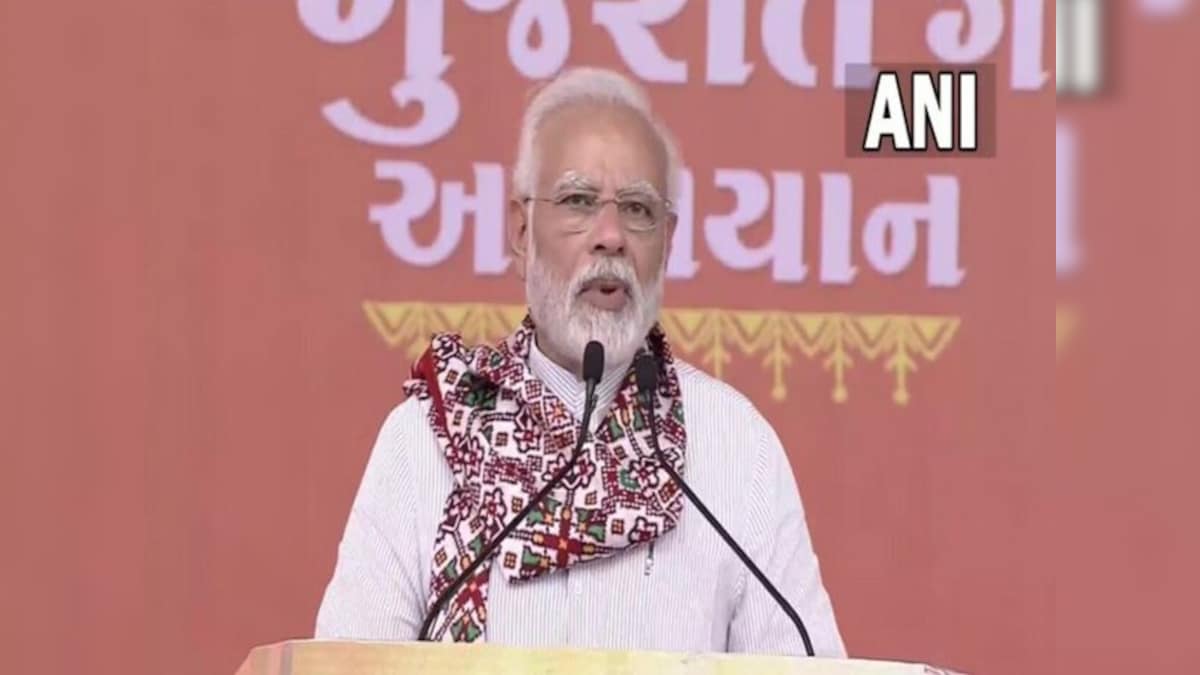 PM Modi lays foundation of developmental projects worth Rs 21,000 crore in Gujarat