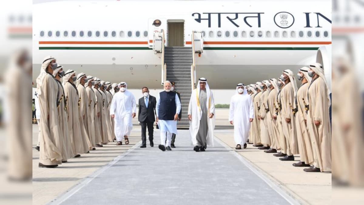 PM Modi departs for New Delhi after a special visit to Abu Dhabi, UAE president sees him off at the airport