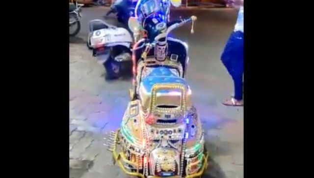 Watch: Anand Mahindra shares video of colourful musical scooter, says it can happen only in India Watch: Anand Mahindra shares video of colourful musical scooter, says it can happen only in India