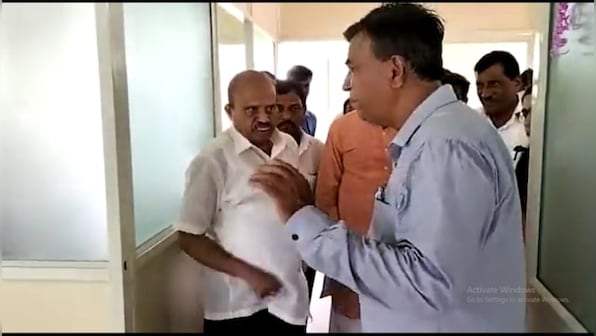 Caught on camera: JD(S) MLA slaps Karnataka college principal; watch
