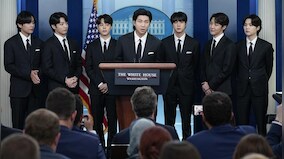 BTS visits White House to discuss combating hate crime surge: 'We all stand together'
