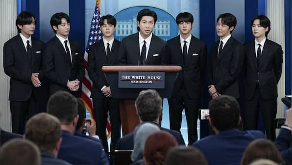 BTS visits White House to discuss combating hate crime surge: 'We all stand together'