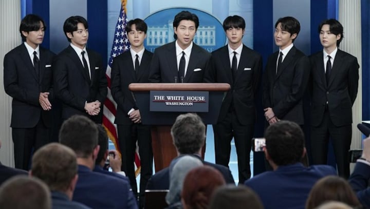 BTS visits White House to discuss combating hate crime surge: 'We all stand together'